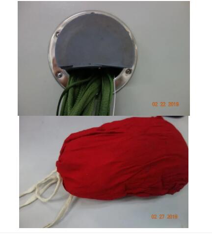 圖2(左)測試電纜密封不嚴示意圖；圖3(右) 軟體堵頭示意